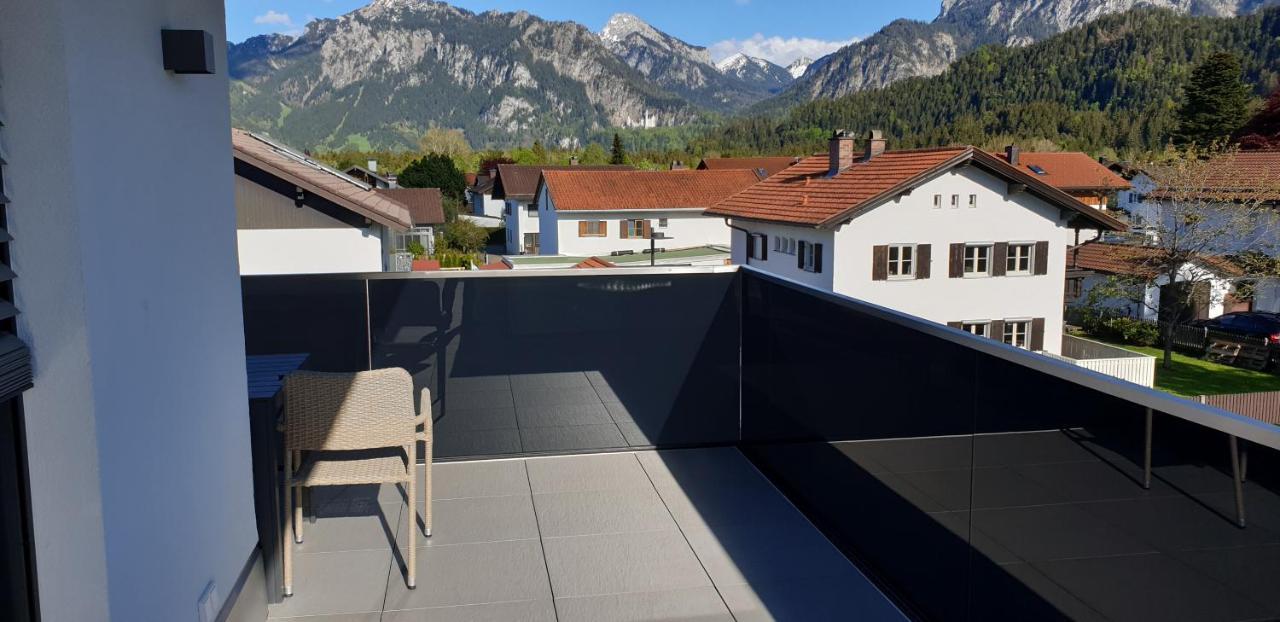 Ferienwohnung Panorama Penthouse Füssen Exterior foto