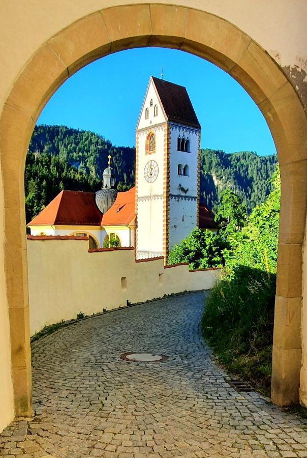 Ferienwohnung Panorama Penthouse Füssen Exterior foto