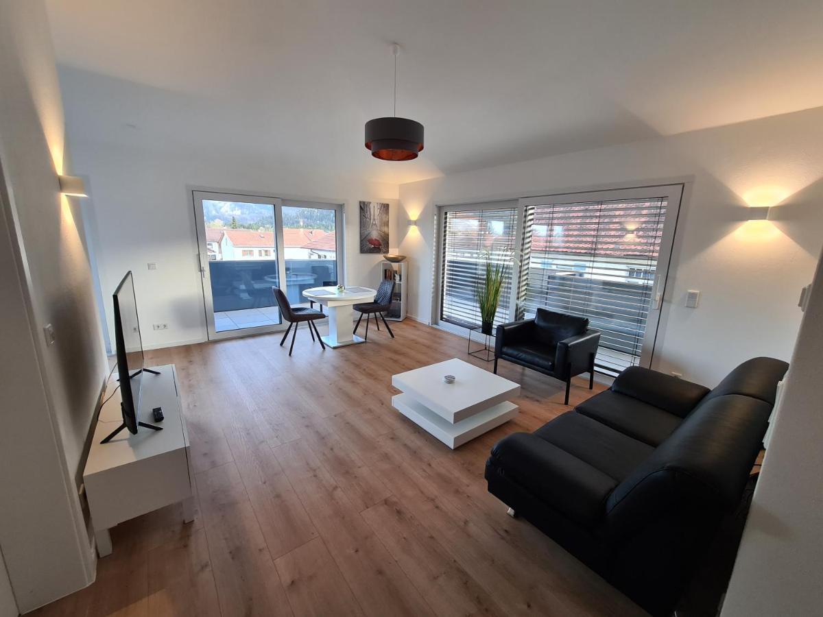 Ferienwohnung Panorama Penthouse Füssen Exterior foto
